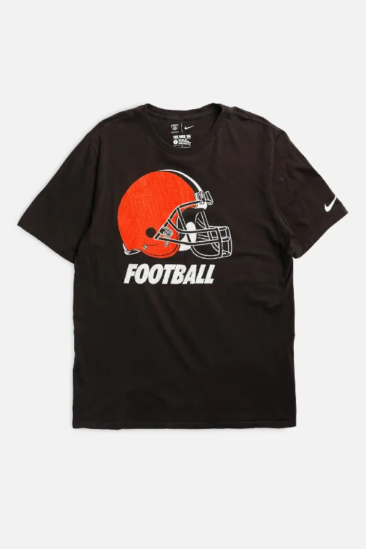 T-Shirt Cotton-Vintage Cleveland Browns NFL Tee - S