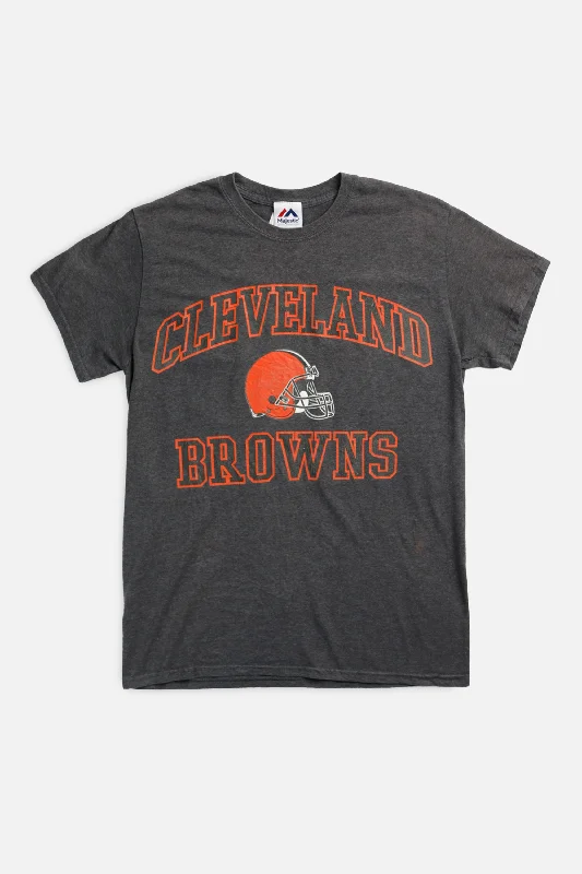 T-Shirt Pullover-Vintage Cleveland Browns NFL Tee - Women's XS