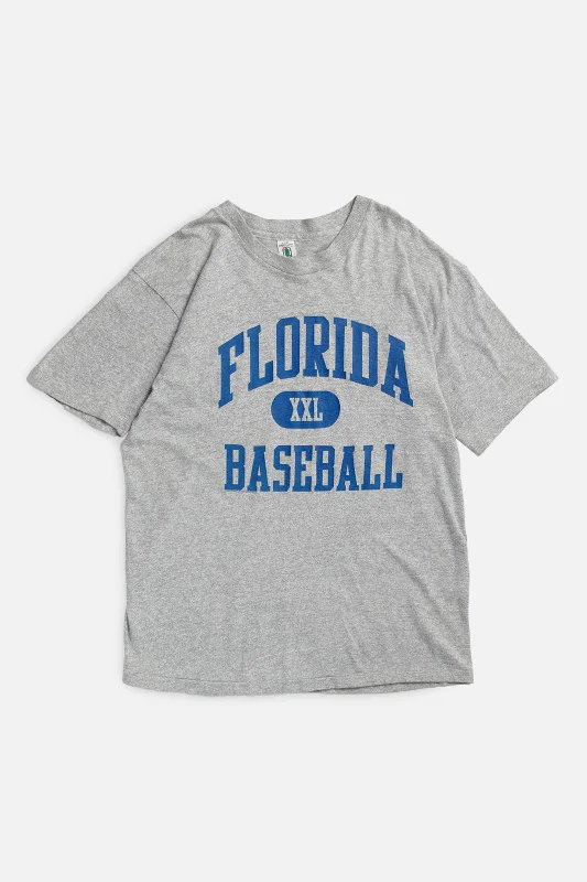 T-Shirt Birthday Gift-Vintage Florida Baseball Tee - XXL