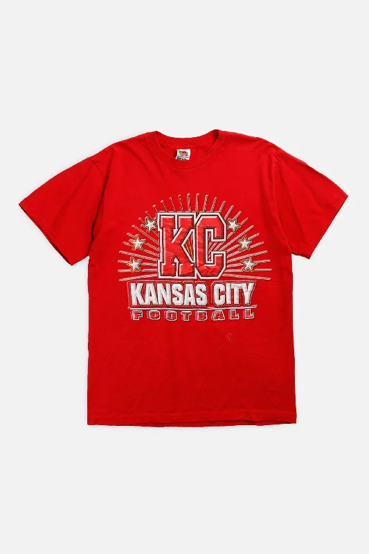 T-Shirt Valentine’s Day-Vintage Kansas City Chiefs NFL Tee - M