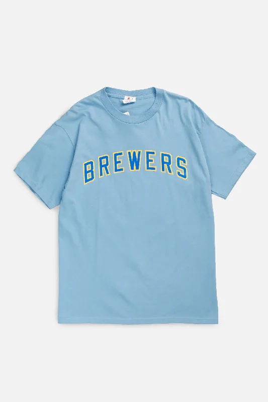 T-Shirt Outdoor Adventure-Vintage Milwaukee Brewers MLB Tee - M