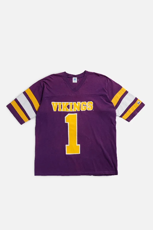 T-Shirt Personalized-Vintage Minnesota Vikings NFL Jersey Tee - XL