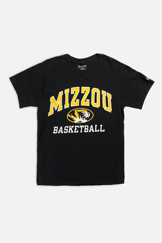 T-Shirt College-Vintage Missouri Tigers NCAA Basketball Tee - Women's S