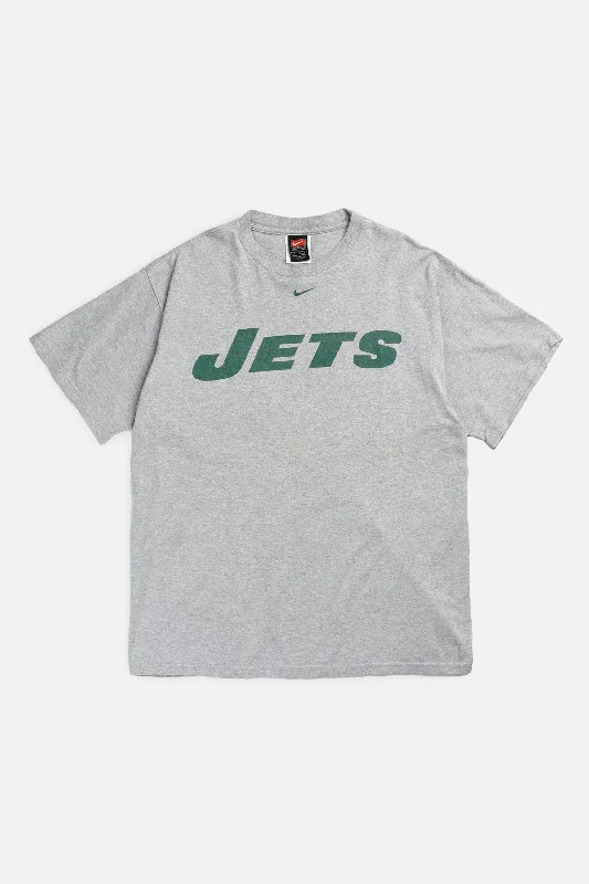 T-Shirt Girls-Vintage NY Jets NFL Tee - M