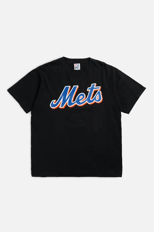 T-Shirt High Demand-Vintage NY Mets MLB Tee - L