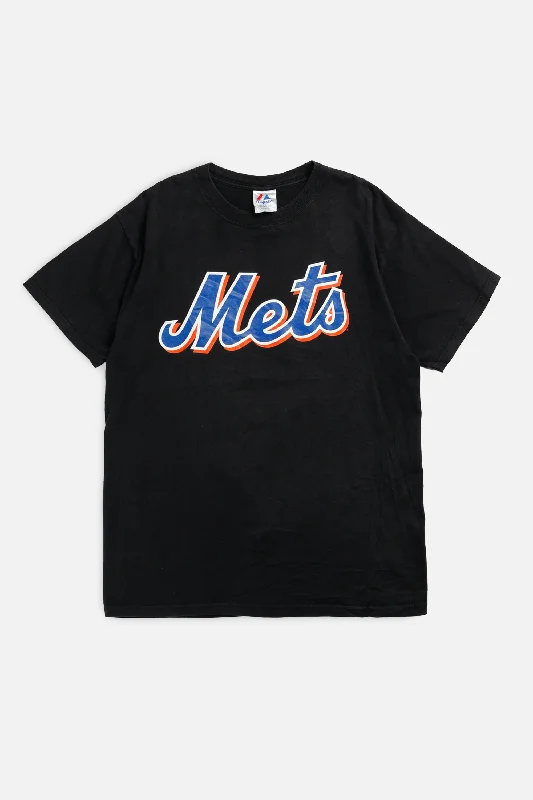 T-Shirt Best Deals-Vintage NY Mets MLB Tee - L