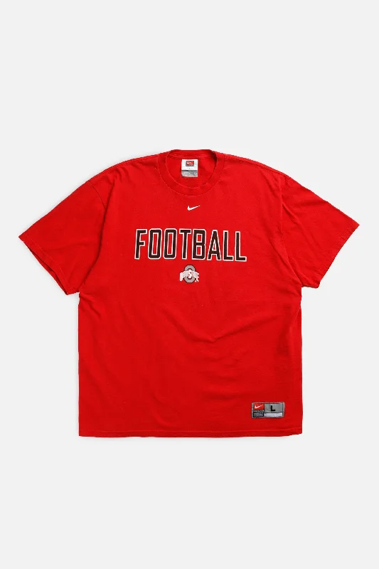 T-Shirt Fashion-Vintage Ohio State Football Tee - L