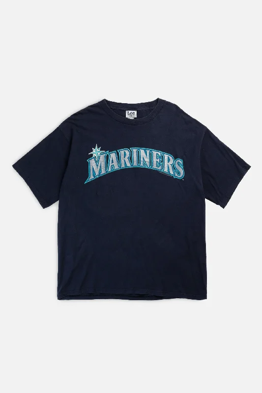 T-Shirt Kids-Vintage Seattle Mariners MLB Tee - L