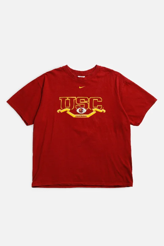 T-Shirt Stylish-Vintage USC Football Tee - L